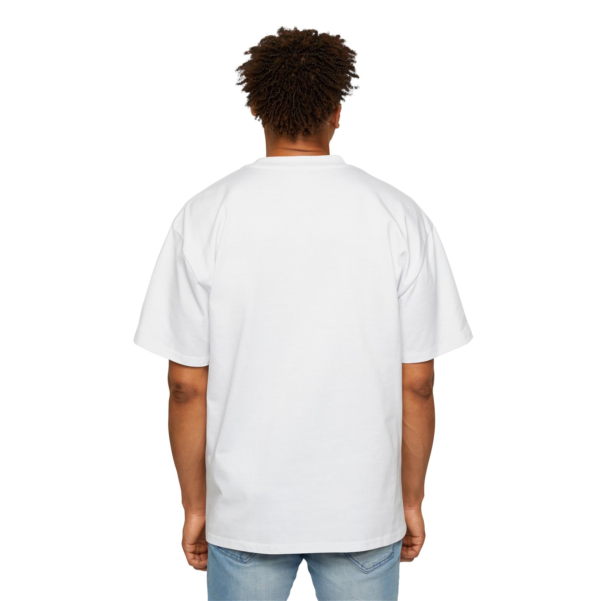 Men's Heavy Oversized Tee, Comfortable Casual Wear, Layering Essential, Streetwear Style, Perfect for Gifts, Relaxed Fit
