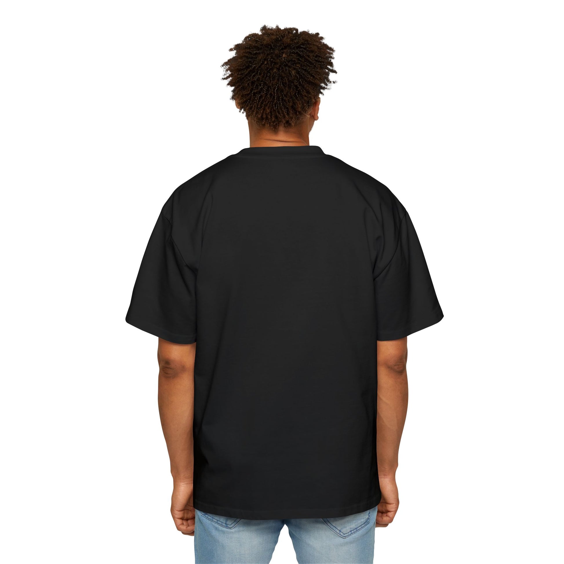Men's Heavy Oversized Tee, Comfortable Casual Wear, Layering Essential, Streetwear Style, Perfect for Gifts, Relaxed Fit